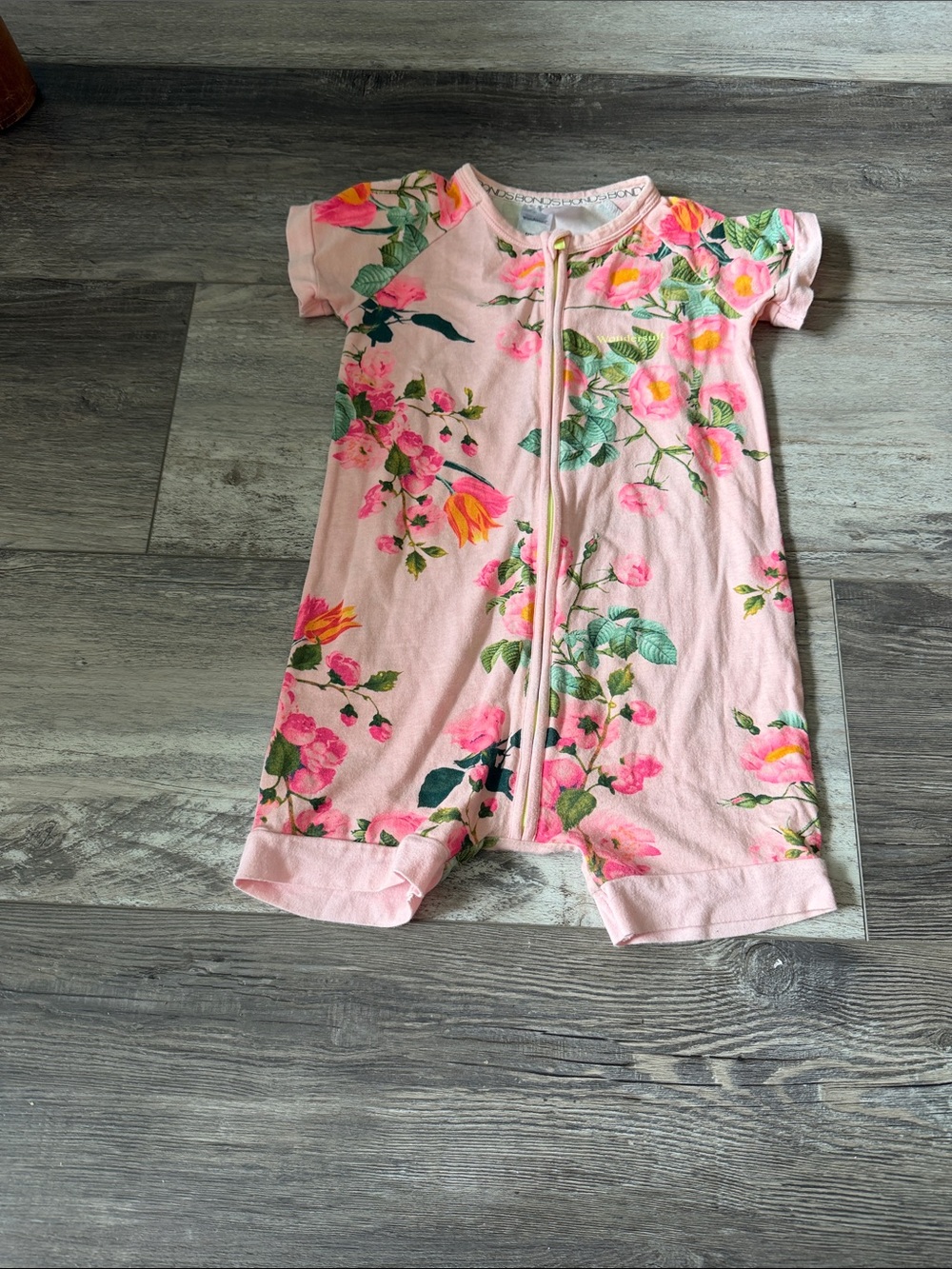 Bonds Pink Floral Toddler Romper